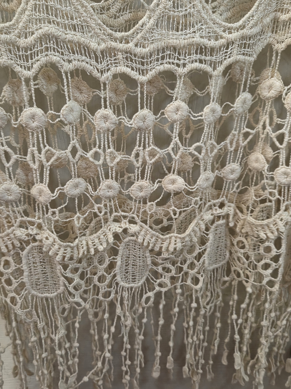 Boho Crochet Fringe Festival knit top #0184 - Picture 5 of 8
